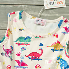 Load image into Gallery viewer, Dino Party Dress by Pete + Lucy
