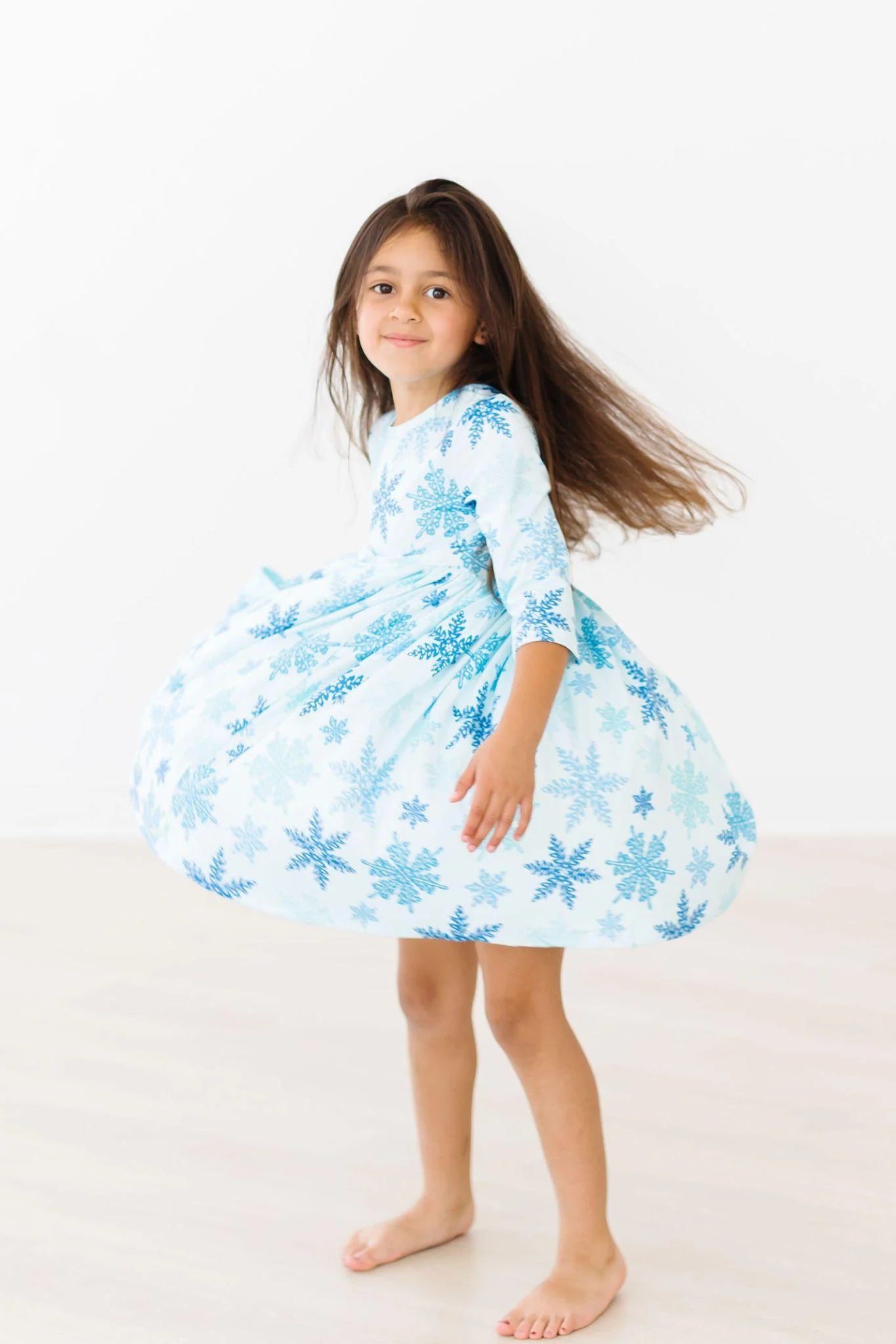 Winter Wonderland Pocket Twirl Dress by Mila & Rose