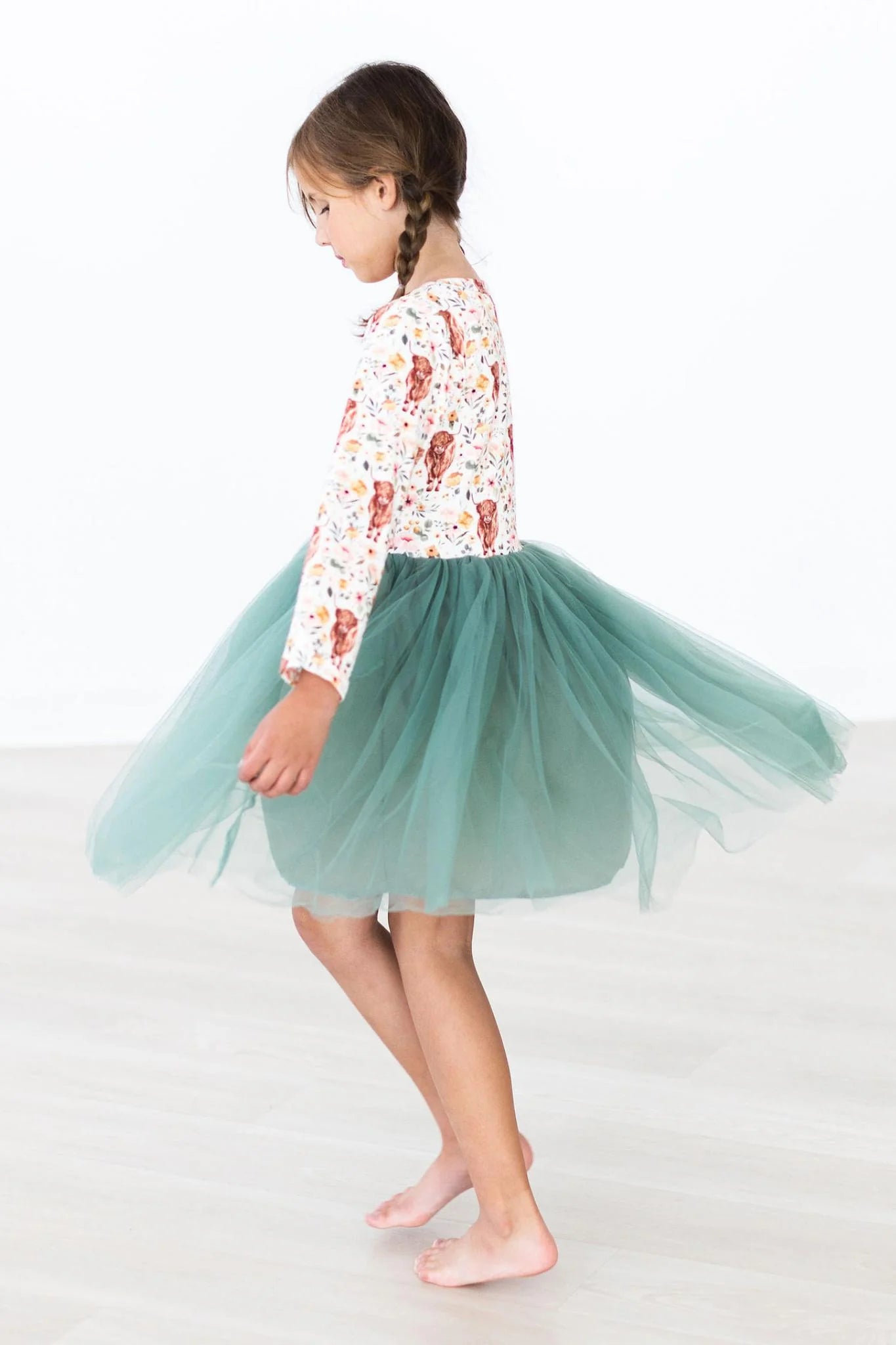 Florals on the Farm Tulle Dress by Mila & Rose