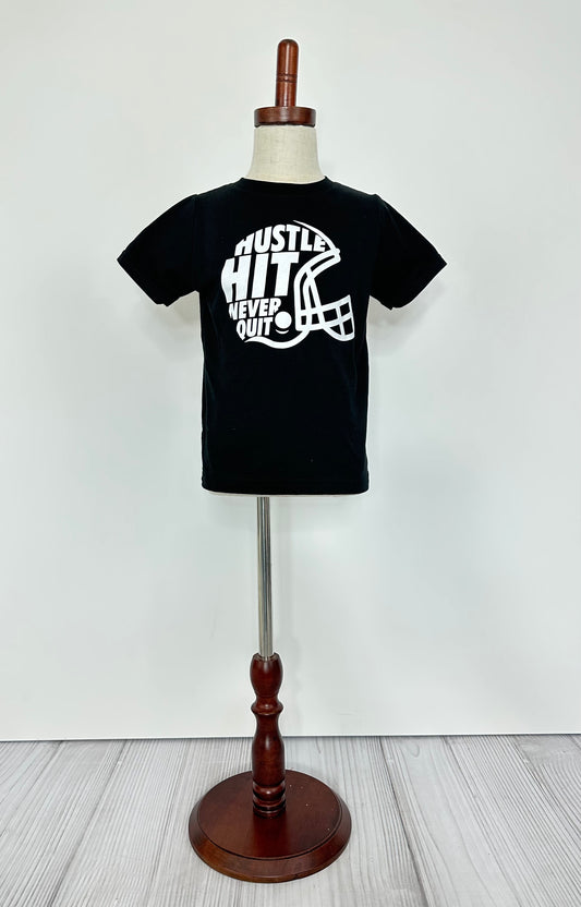 Hustle Kid (Black) T-Shirt by Clover Cottage