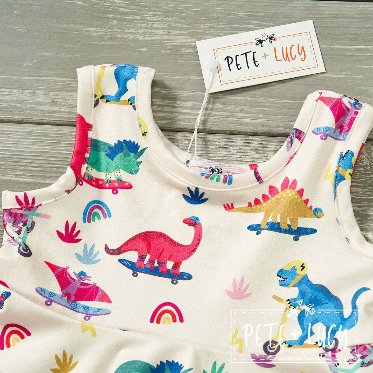 Dino Party Bummie Set by Pete + Lucy