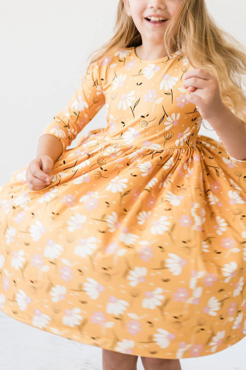 Dandelions in Fall Twirl Dress by Mila & Rose