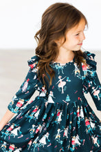 Load image into Gallery viewer, Christmas Ballet Ruffle Twirl Dress by Mila &amp; Rose
