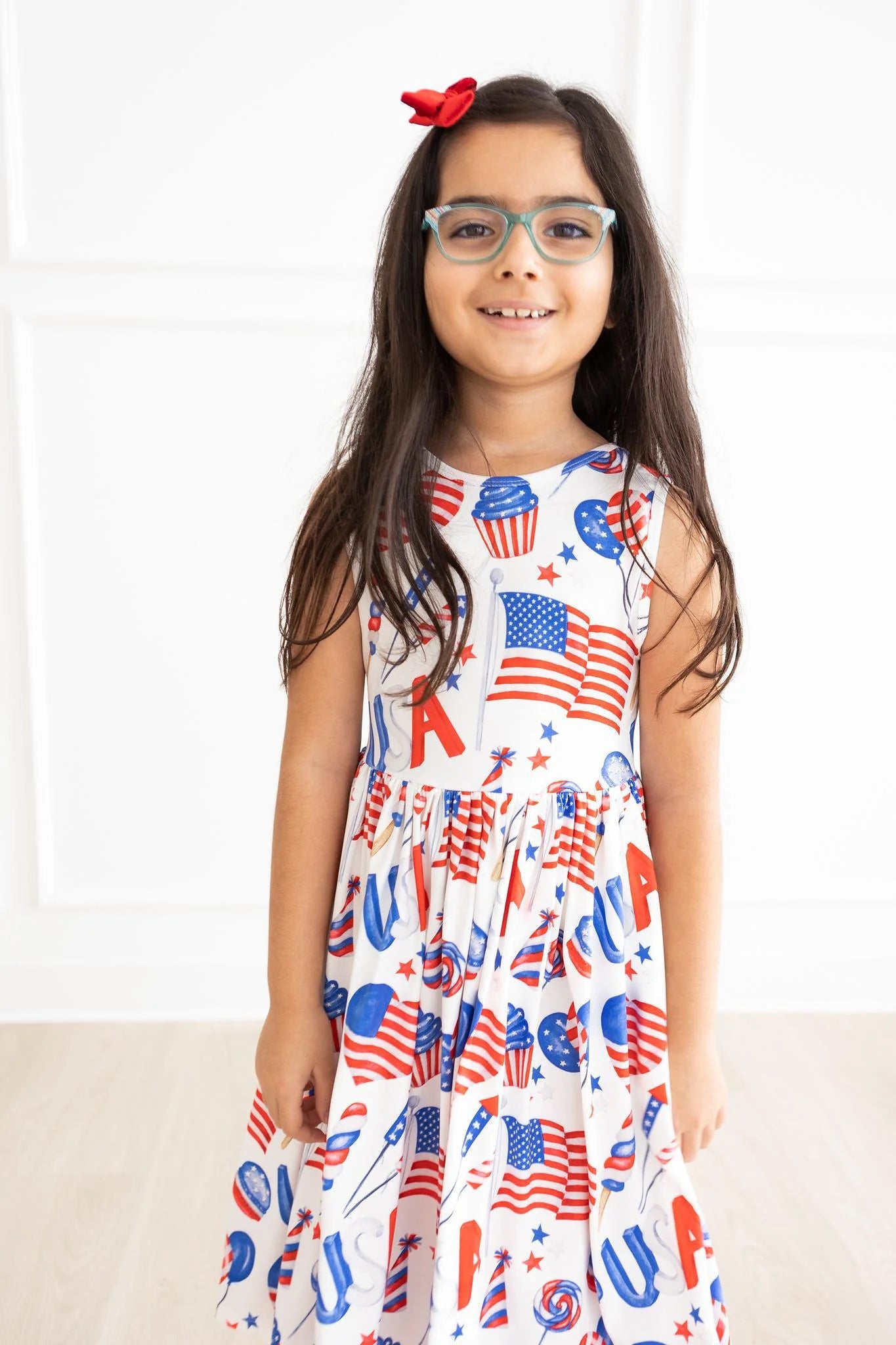 Party in the USA Tank Twirl Dress by Mila & Rose