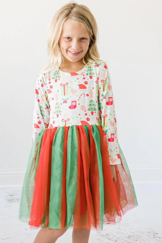 All I Want for Christmas Tulle Dress by Mila & Rose