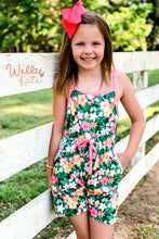 Load image into Gallery viewer, Island Blossoms Shorts Romper by Wellie Kate
