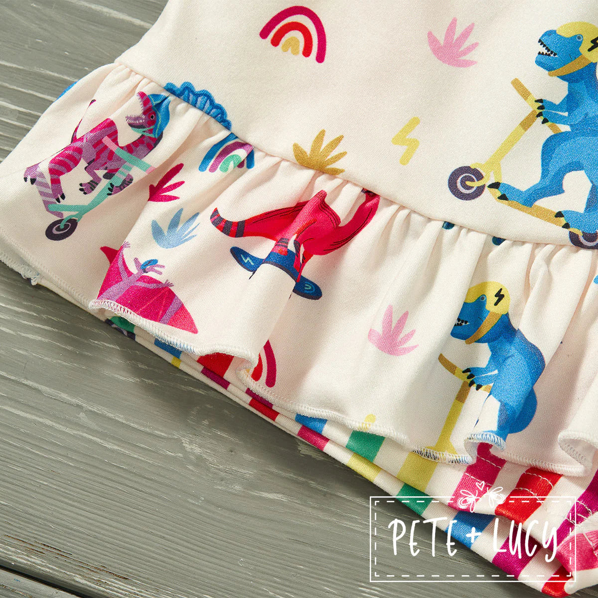 Dino Party Skort Set by Pete + Lucy
