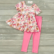 Load image into Gallery viewer, Halloween Fun Short Sleeve Pant Set by Pete + Lucy
