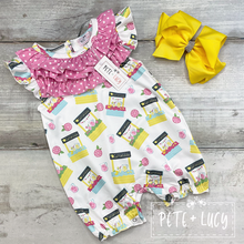 Load image into Gallery viewer, Pete + Lucy Pink Lemonade Romper
