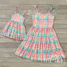 Load image into Gallery viewer, Summertime: Gingham Girl’s Dress by Pete + Lucy
