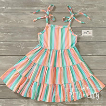 Load image into Gallery viewer, Summertime: Simply Stripes Girl’s Dress by Pete + Lucy
