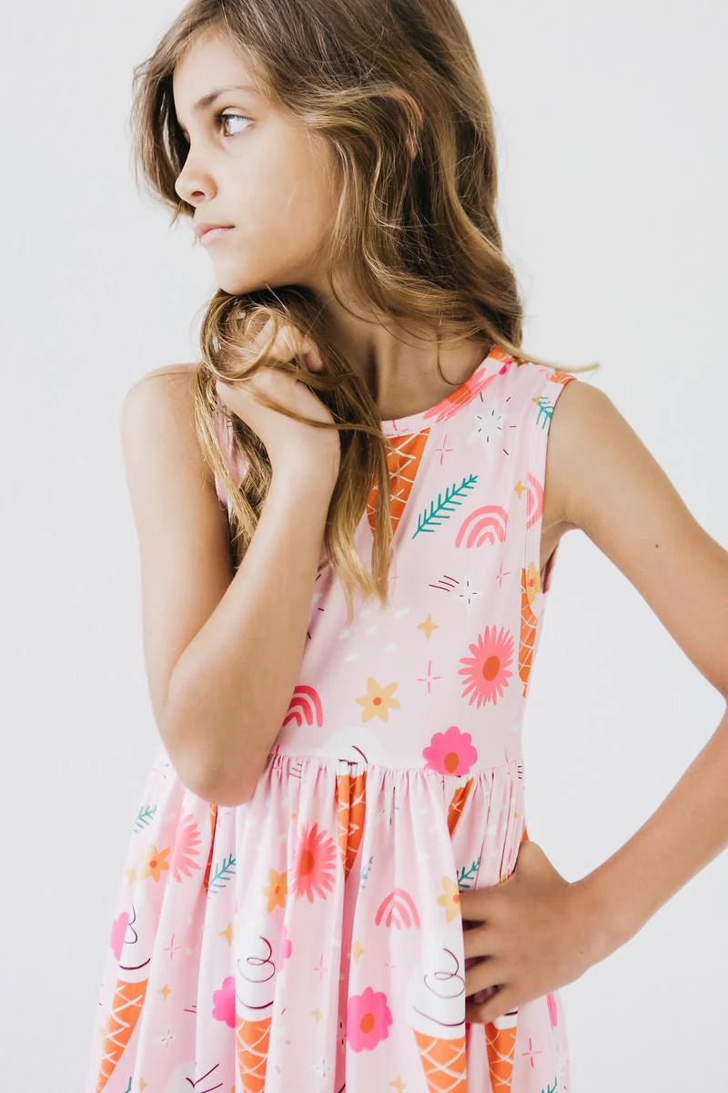Ice Cream and Shout Tank Twirl Dress by Mila & Rose