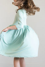 Load image into Gallery viewer, Sage Pocket Twirl Dress by Mila &amp; Rose
