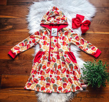 Load image into Gallery viewer, Cute to the Core Hooded Dress by TwoCan
