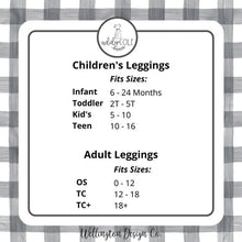 Load image into Gallery viewer, (Teal) Toddler, Kids, Teen, Adult Leggings by Addy Cole
