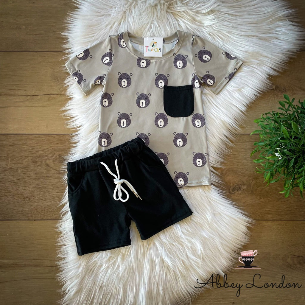 Bears Short Set by TwoCan