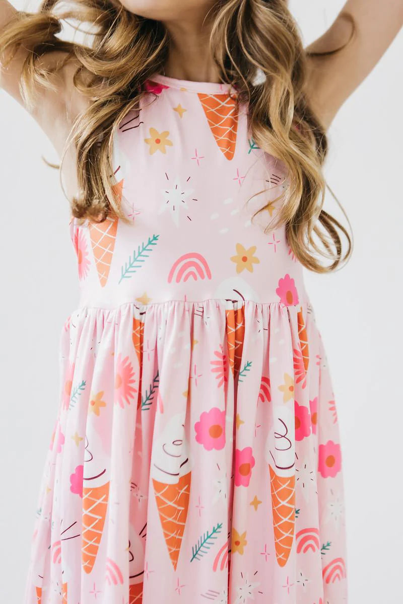 Ice Cream and Shout Tank Twirl Dress by Mila & Rose