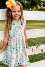 Load image into Gallery viewer, Zooin’ It Hooded Dress by TwoCan
