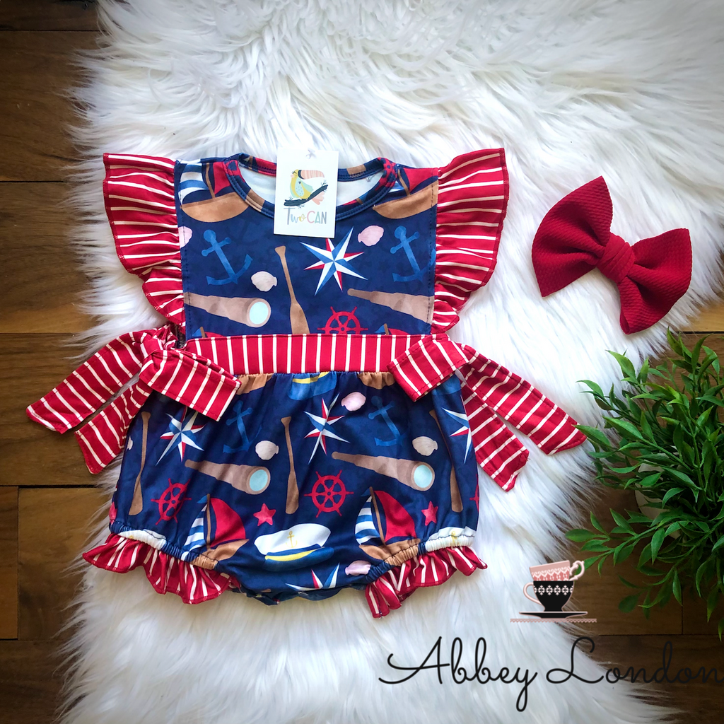 Ships Ahoy Infant Romper by TwoCan