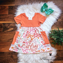 Load image into Gallery viewer, Pastel Leopard Dress by Wellie Kate
